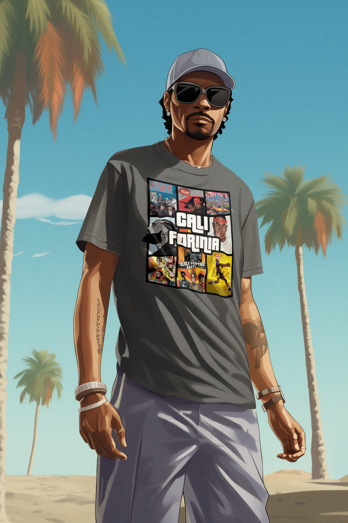 LA GTA Heavy Tee image 0