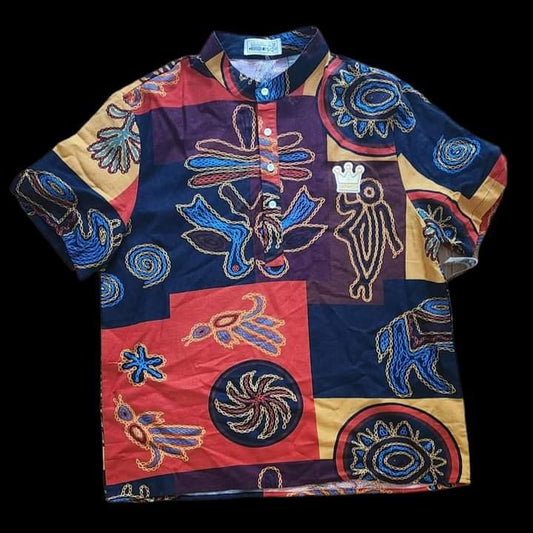 Earth Tone 4 button fitted collar shirt  image 0