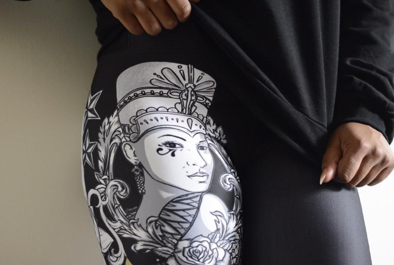 Melanin Queen Yoga Bra/Leggings Set image 6