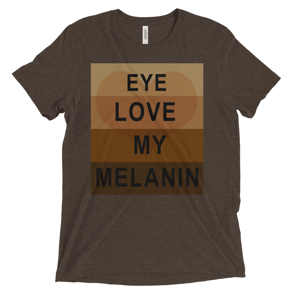 GW Tri-blend T-Shirt (EYE LOVE MELANIN) image 0